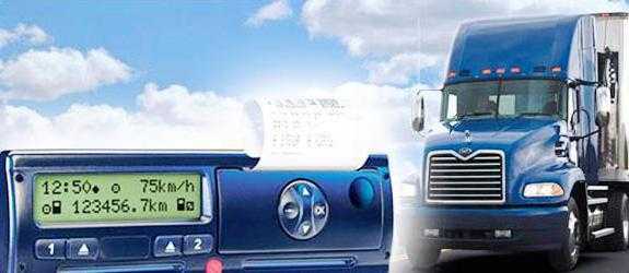 truck + tachograph